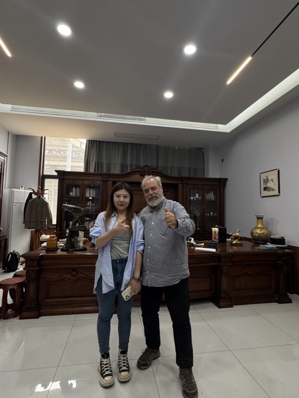 Reunión con el fabricante en China